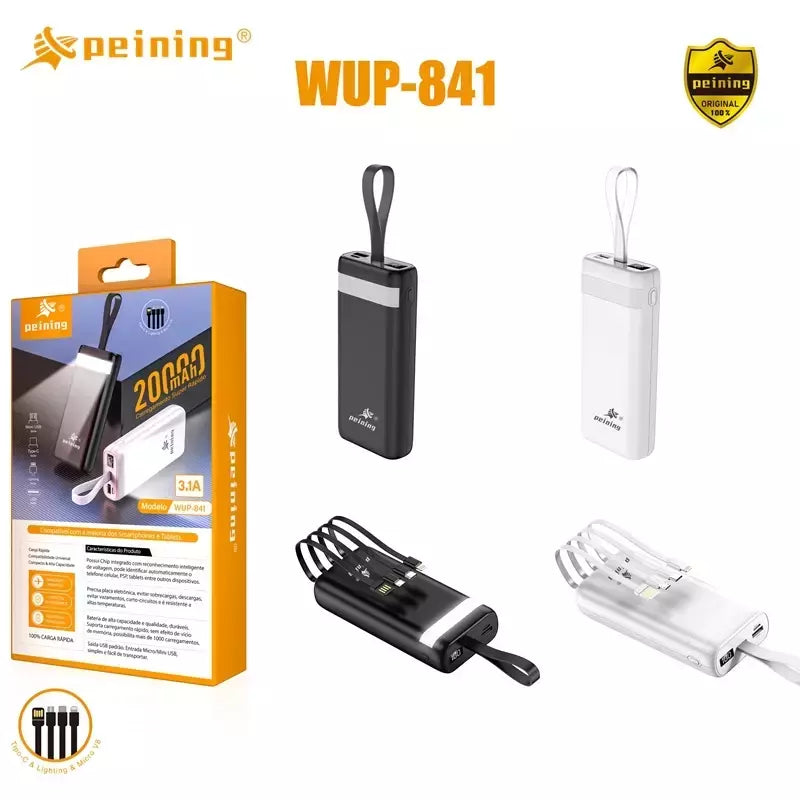 POWER BANK 20.000 MAH WUP-841 Código WUP-841